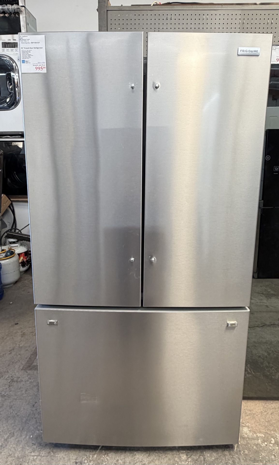 New FRIGIDAIRE 36” French Door Refrigerator