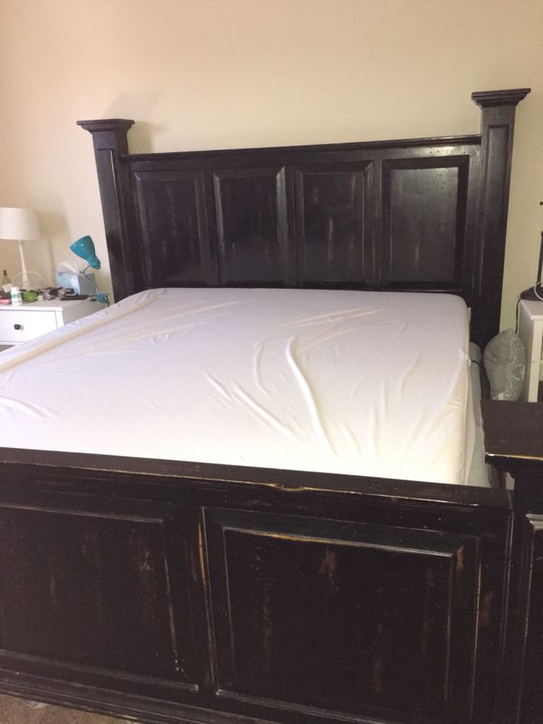 California King Dark Wood Bed Pottery Barn For In Gilbert Az California King Dark Wood Bed Pottery Barn For In Gilbert Az Offerup