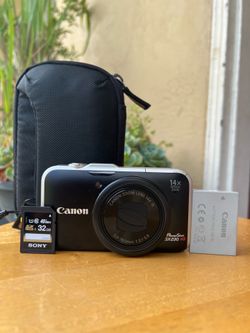 Canon PowerShot SX230 HS 12.1MP Digital Camera - Black
