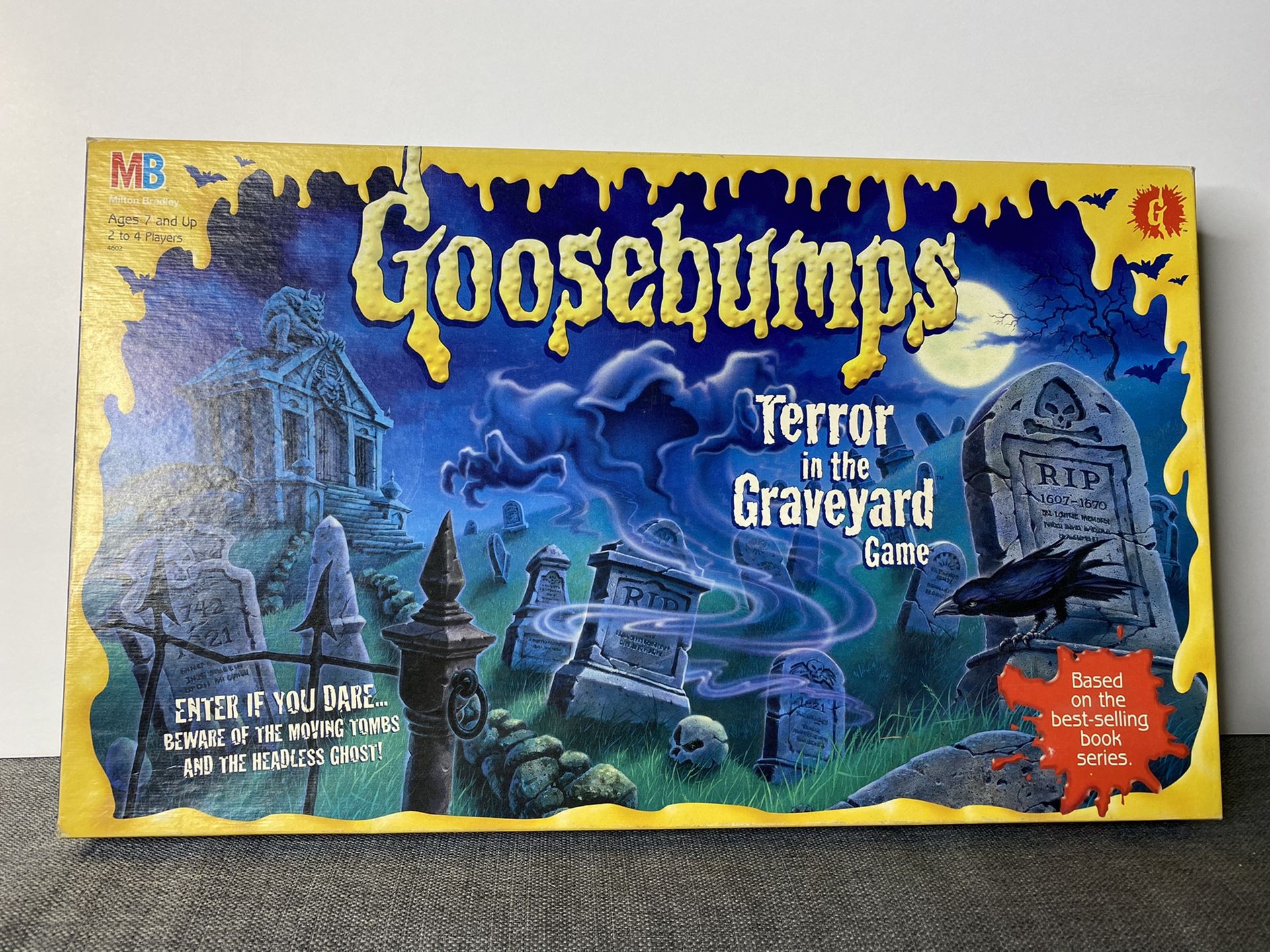 Goosebumps Terror in the Graveyard Board Game Milton Bradley 1995 Complete