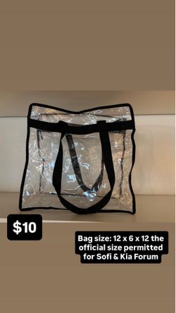 Clear Bags for Sofi Stadium & Kia Forum