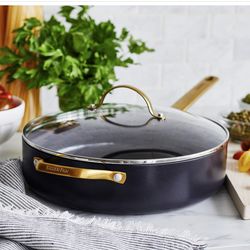 Green pan reserve hard anodized ceramic 4.5 quart and green pan CATHAM 3 quart $145 value