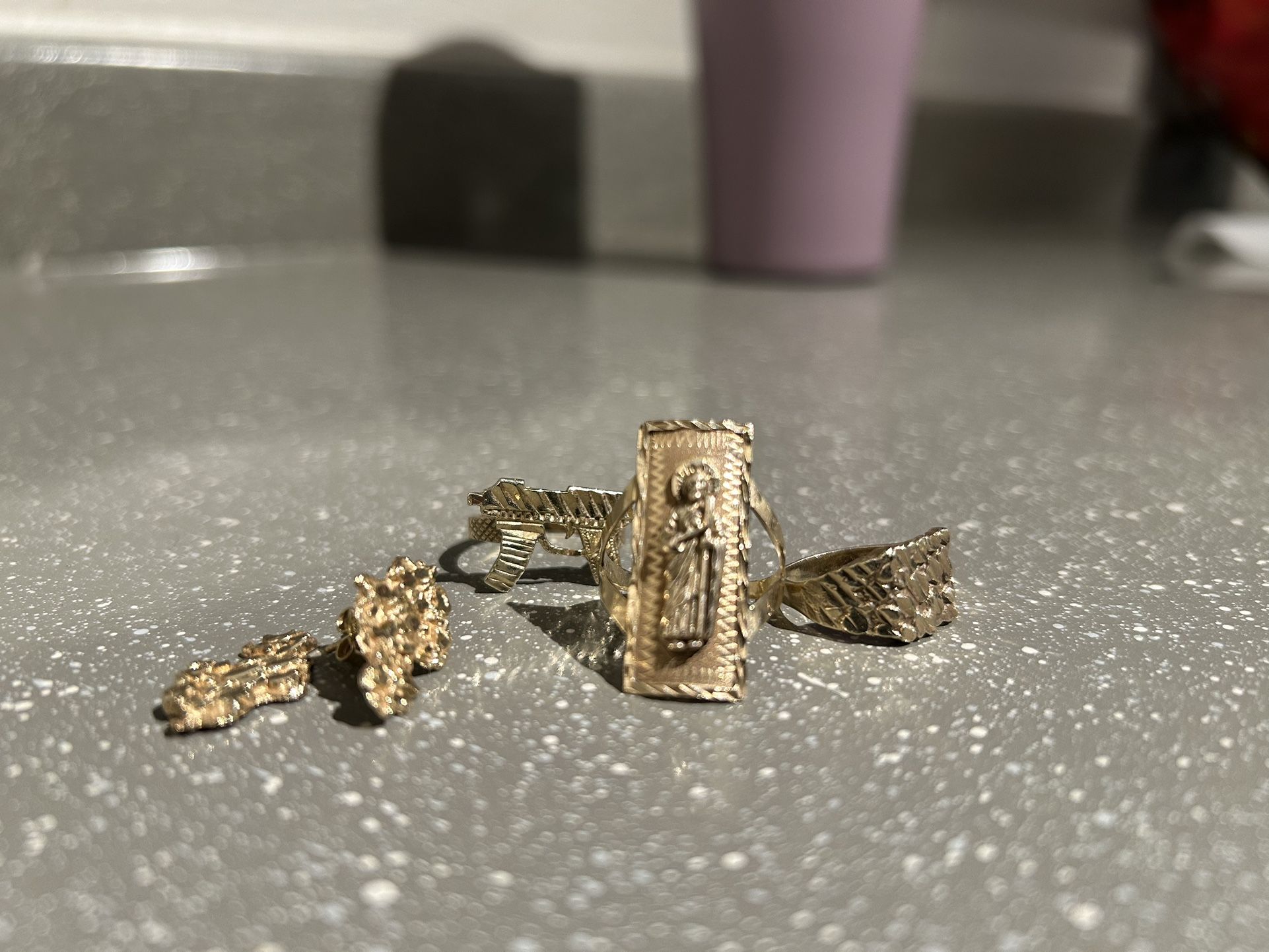 Gold Nugget Ring