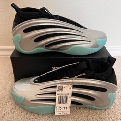 Adidas Harden Volume 9 Uno Metallic Silver Black Aqua