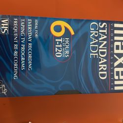 Two Maxell T-120 VHS Tape