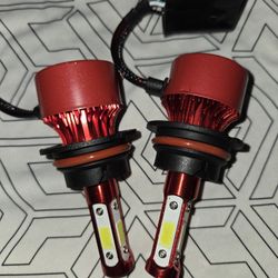 2 Headlight Bulbs Led