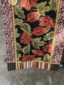 Table Runner 66 In L x 121/2 in W. Beautiful colors - Perfect for rectangular, oval & square tables! 