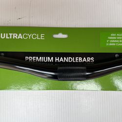 Ultracycle Premium Alloy MTB Handlebar Black 31.8 New!