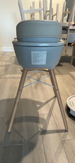 Mallify 3-in-1 Wooden High Chair, Convertible High Chairs for Babies and Toddlers, Baby Highchair with Adjustable Legs & Dishwasher-Safe Tray, Sleek H