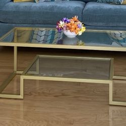 Gold coffee table
