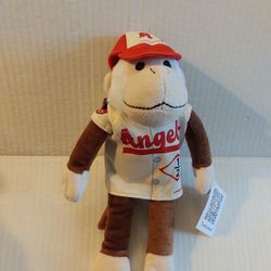 Angels Baseball 1/2 Rally Monkey 9" Plush with Tag - MLB Los Angeles Anaheim