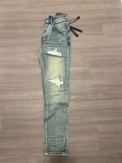 Amiri jeans white patched  Size 30
