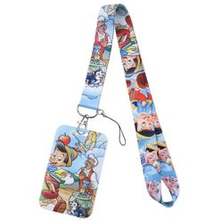 Disney - Pinocchio - Lanyard Keychain Cardholder USB Holder
