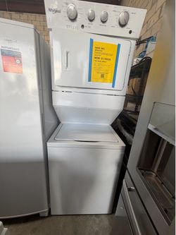Whirlpool new laundry center washer and dryer