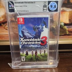Xenoblade Chronicles 3, 1st print, Switch Sealed Wata Graded ,9.8 A++