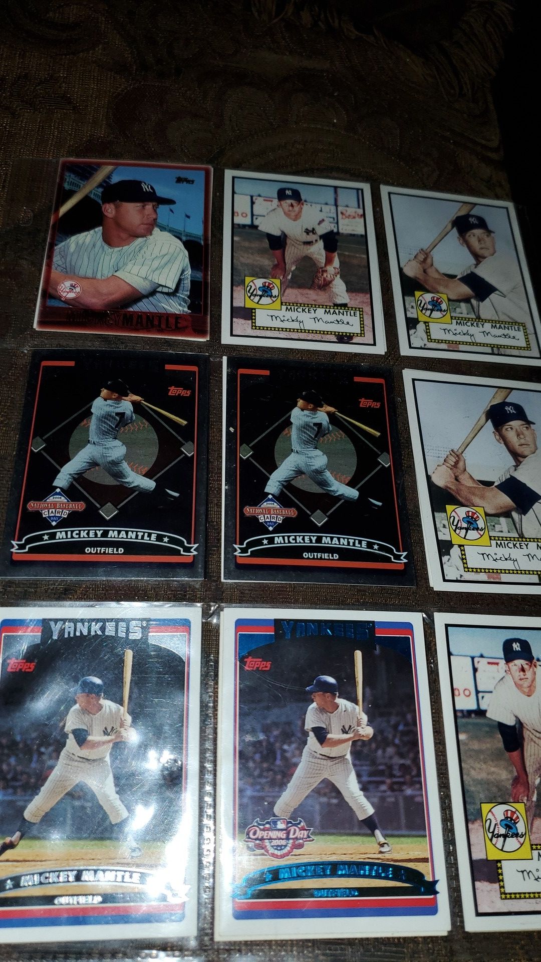 Mickey mantle baseball cards