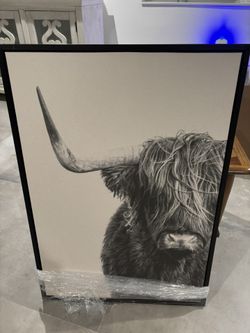COW LINEN FRAME NEW