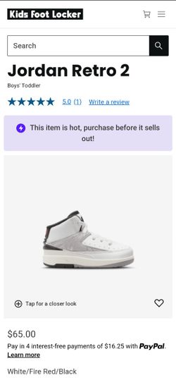JORDAN RETRO 2 TODDLER