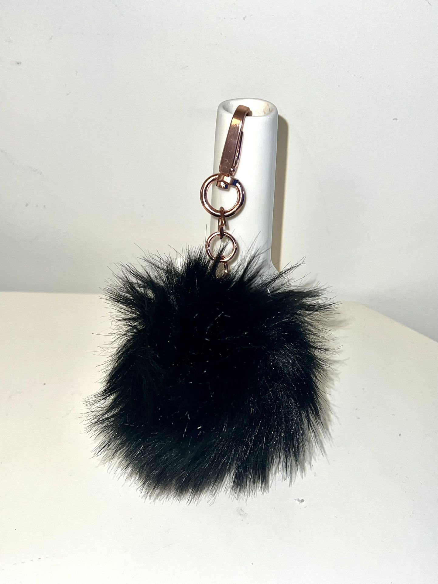 Round Soft Fluff Pom Pom Keychain for Bags