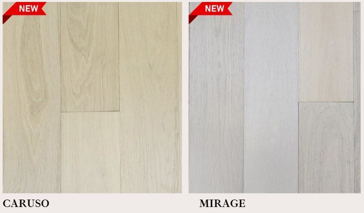 European Oak Engineered Flooring - 7.5" Wide x 15"-75" - Mirage