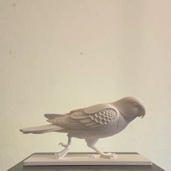 Wellensittich, Hexa Sculpture 