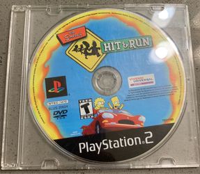 The Simpsons: Hit & Run - PS2 Black Label (Loose, Tested & Working!)
