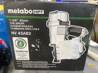 Metabo HPT 1-3/4-in 15-Degree Coil Roofing Nailer