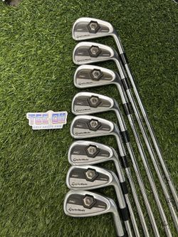TaylorMade MC Forged Irons Set 3-PW S300 Stiff Flex Original Grips RH