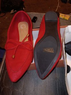 Red,brand new size 12 women shoes