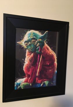 Yoda picture with frame