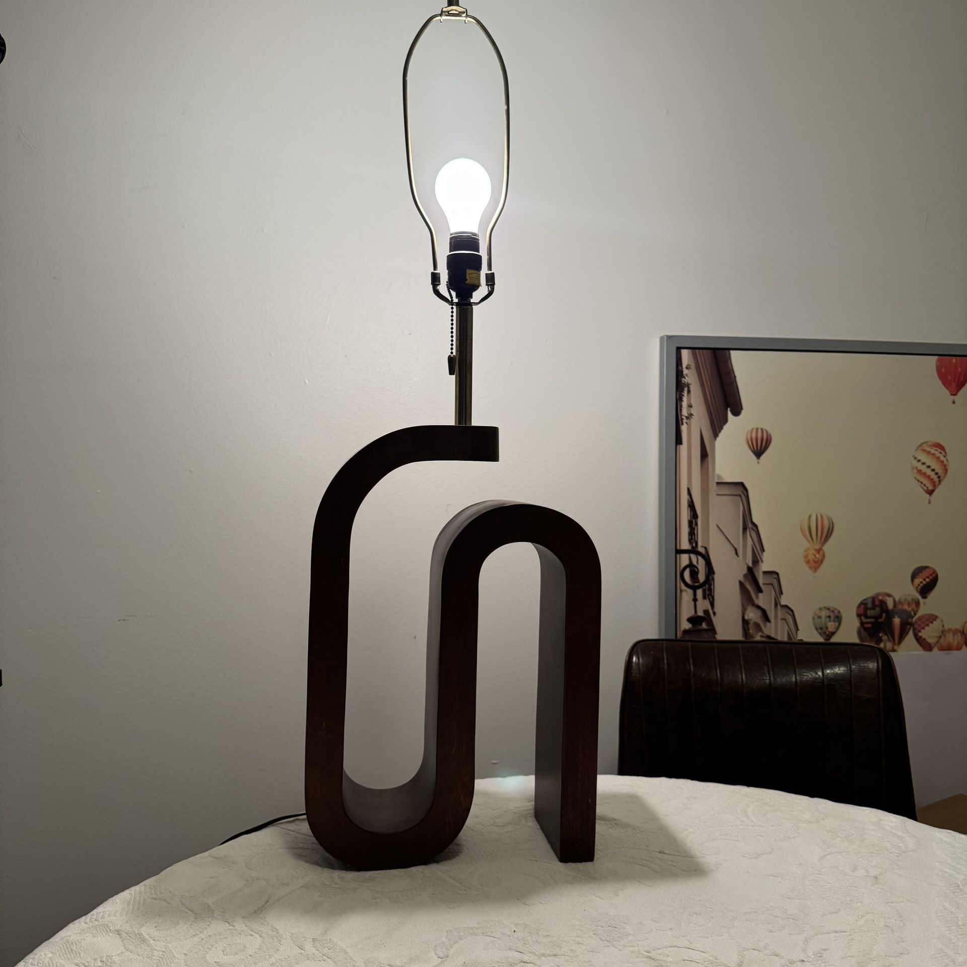 Rare MCM Modeline sculpture table Lamp 