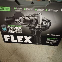 Flex Lithium 1/2 2 Speed Hammer Drill With Turbo Mod Kit