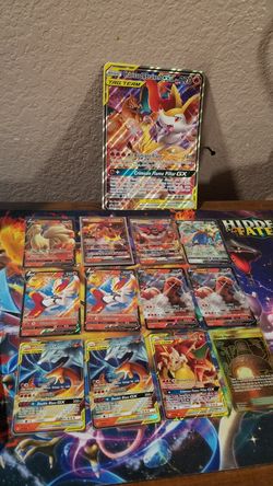 Pokemon Trading Card Lot Charizard Reshiram GX Lot Ultra Rare, Secret Rare VMAX