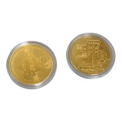 2 Bitcoin Paperweights