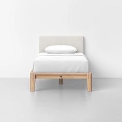 TWIN Wood Platform Bed