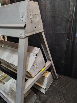 Metal sawhorses