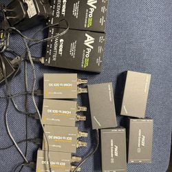 HDMI extender AVPro Edge Ethernet To HDMI, Blackmagic SDI To HDMI 3G, PWAY Extender, No Brand HDMI Extender  