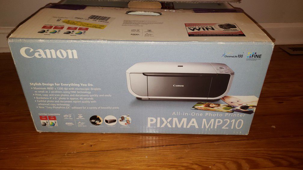 desinficere Opdatering travl CANON Pixma MP210 ALL in one Printer for Sale in Pennsauken Township, NJ -  OfferUp