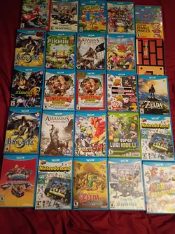 Nintendo Wii U Games 
Excellent condition just Open Box