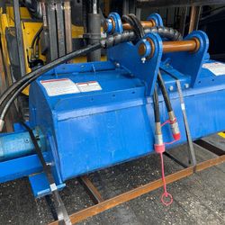 Mini excavator hydraulic tiller 48” inch width. Pin 45 mm