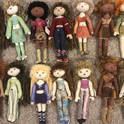 Choice of Mod Rag Dolls  ($5 Each)