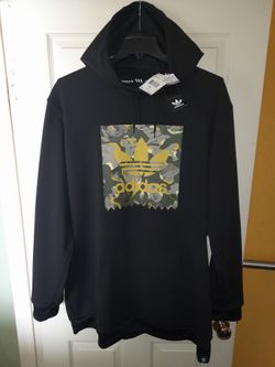 *"ADiDAS" ~ 'Originals' / Pull-Over HooDY / Tre-FoiL Desert 🏜 CAMO TecH / Black⚫️ Bird / "Water-Repellent" / Men'z / (NEW) !"*