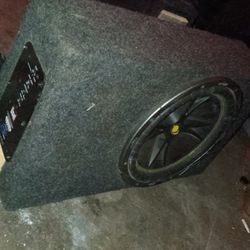 Kicker 12" 300W Sub with Amp Built In