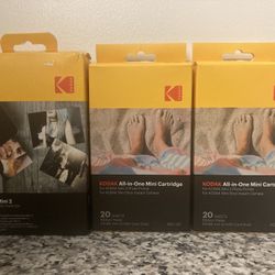 KODAK MINI 2 INSTANT PHOTO PRINTER & ALL IN ONE MINI CARTRIDGES 🖨️