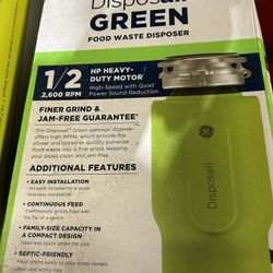 green disposal /1/2hp