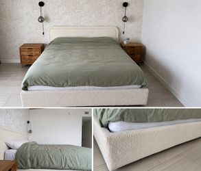 Bed frame and mattress