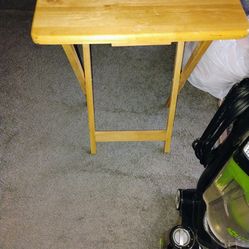 Folding tray table pickup only cash