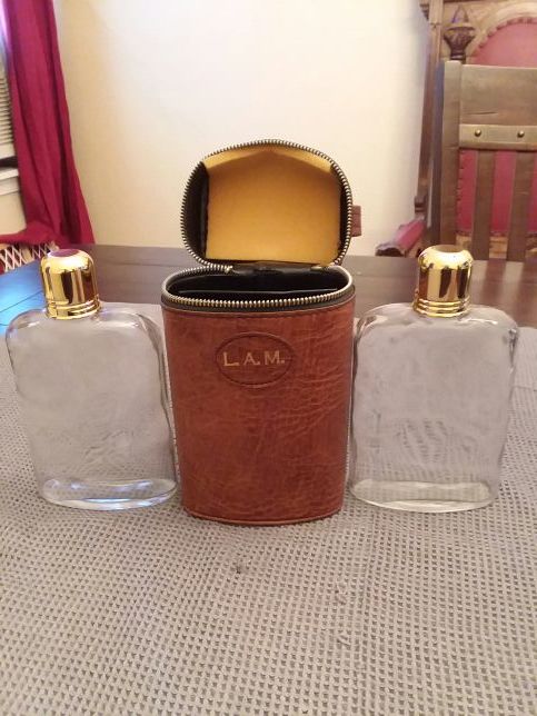 1950's-60's Men's Travel Bottles