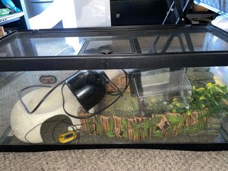 20 gallon reptile terrarium *hides included*