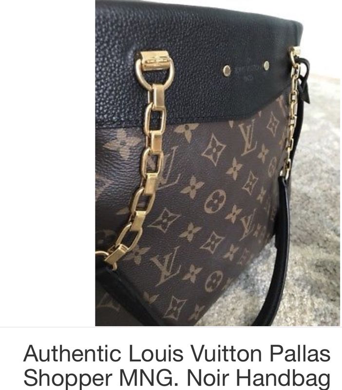 Louis Vuitton Pallas Shopper Noir